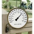 Acurite 4 In. Dia. Metal Dial Indoor & Outdoor Thermometer 00334A2